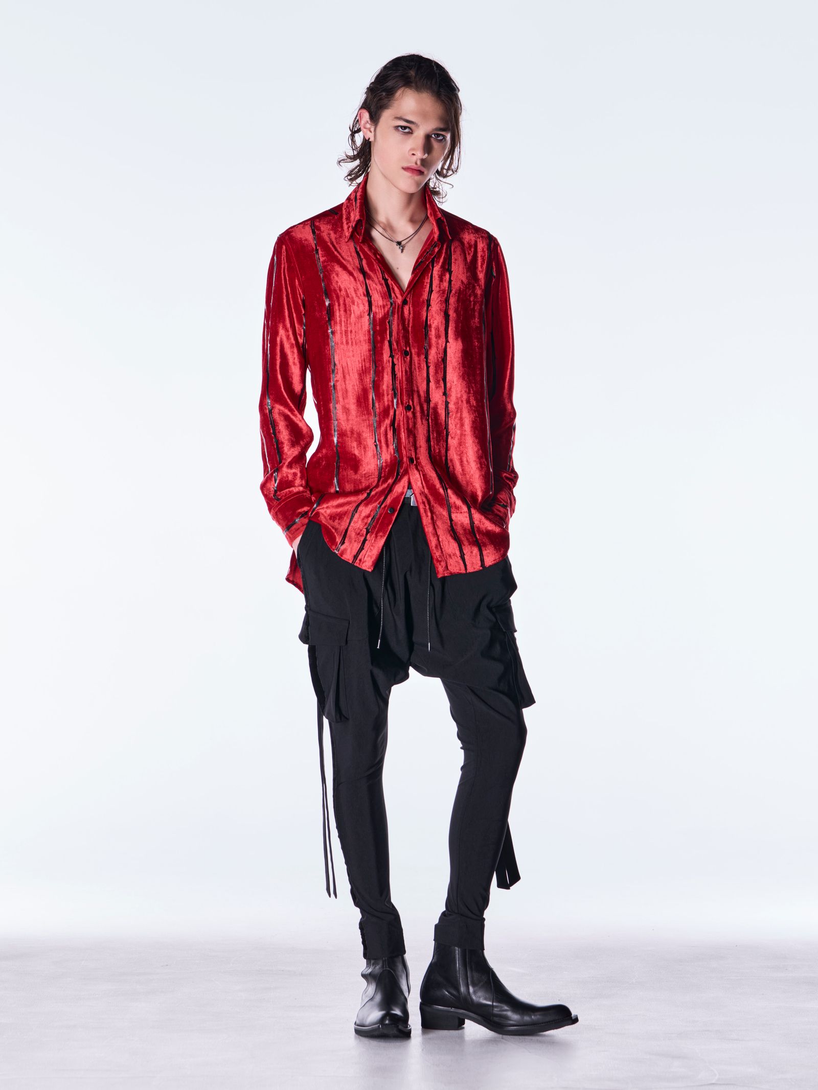 【予約品 6月29日(月) 締切】High Tension Jersey Sarrouel Pants / サルエルパンツ / ブラック