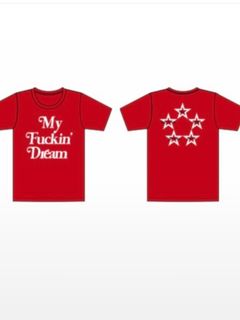 M / t-shirts (My Fuckin' Dream)レッド  【M】7月下旬