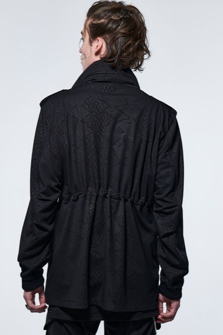 《予約品》 M65Jersey /パイソンエンボス ジャージ素材ブラック 【kiryuyrik】 2023年4月以降入荷予定