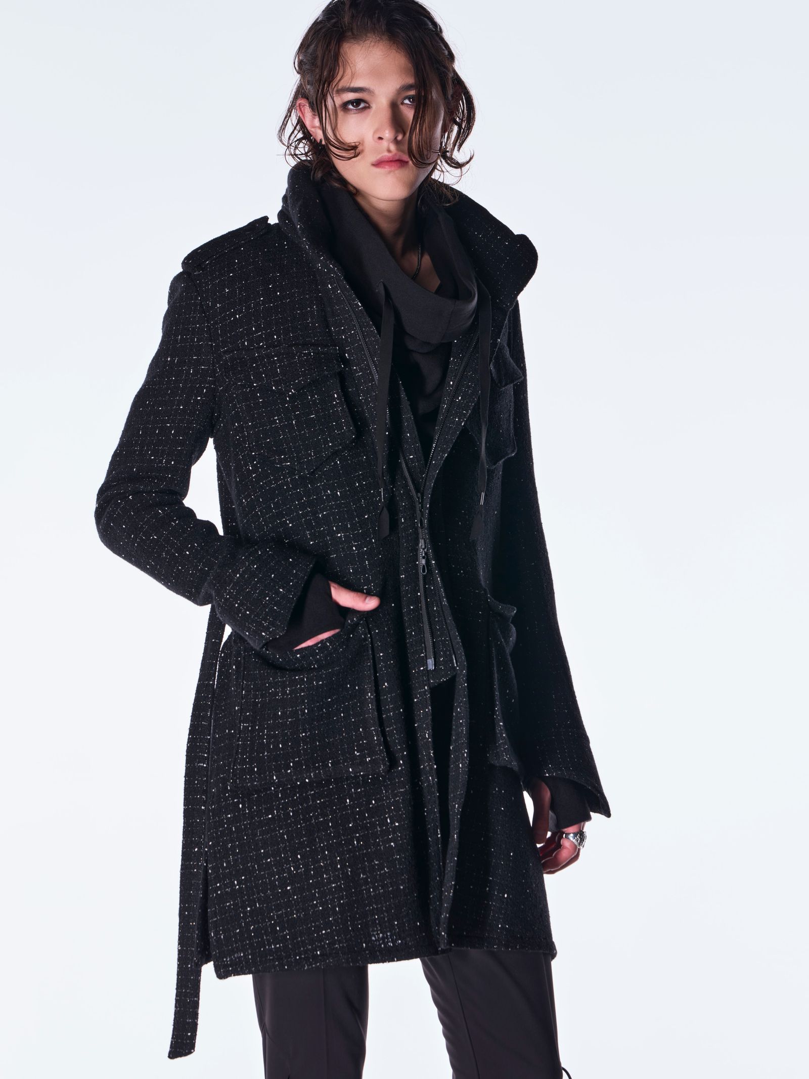 【予約品 6月29日(月) 締切】Heat Tech Jersey Loose Neck Pull Over / ルーズネック プルオーバー / ブラック