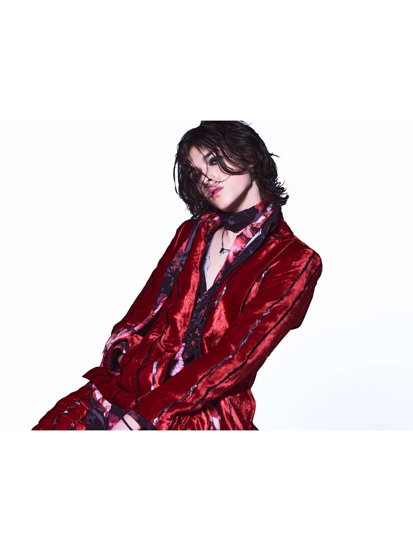 【予約品 6月29日(月) 締切】TOGE Velvet Wide Slacks / ベルベット ワイドスラックス / レッド