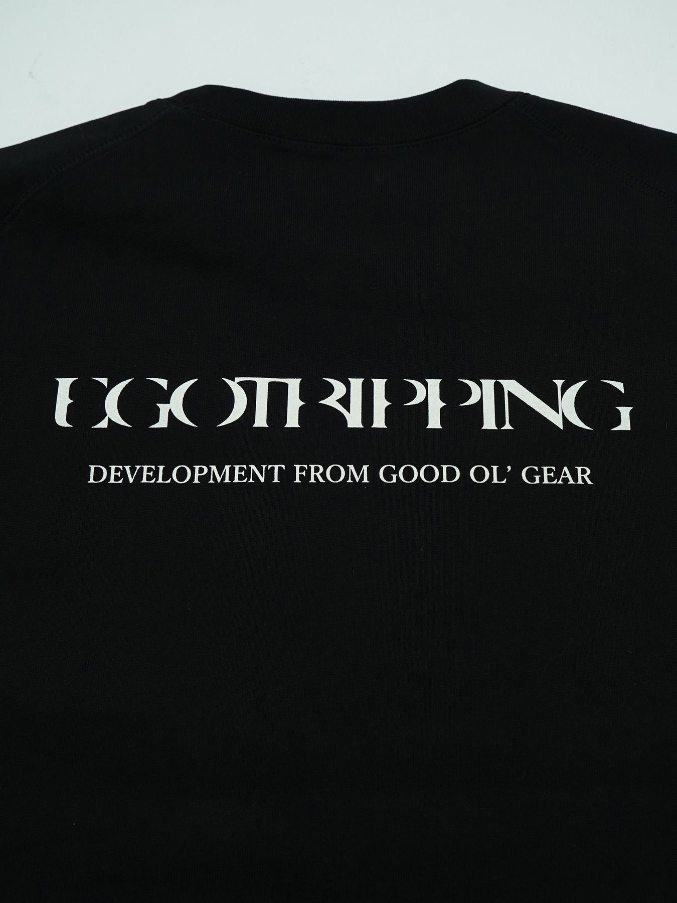 【予約品 2月1日(日) 締切】HEAVYJERSEY wavy / ロゴプリント Tシャツ / ブラック