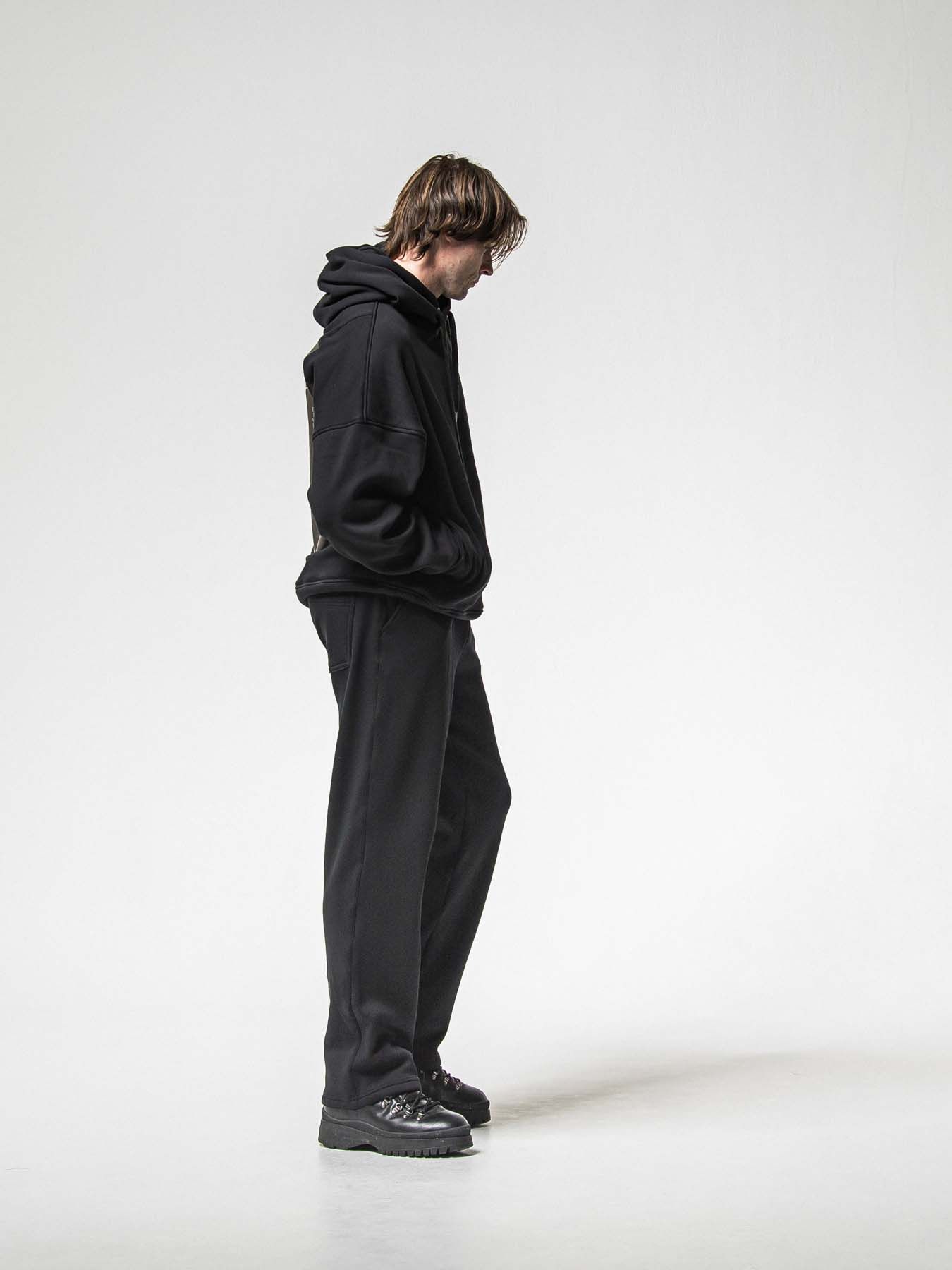 【予約品 8月31日(日) 締切】FRIDAY OLD COVER VEROURS FLEECE HOODIE / FRIDAYコラボ オールドカバー ベロアフリース フーディ / ブラック