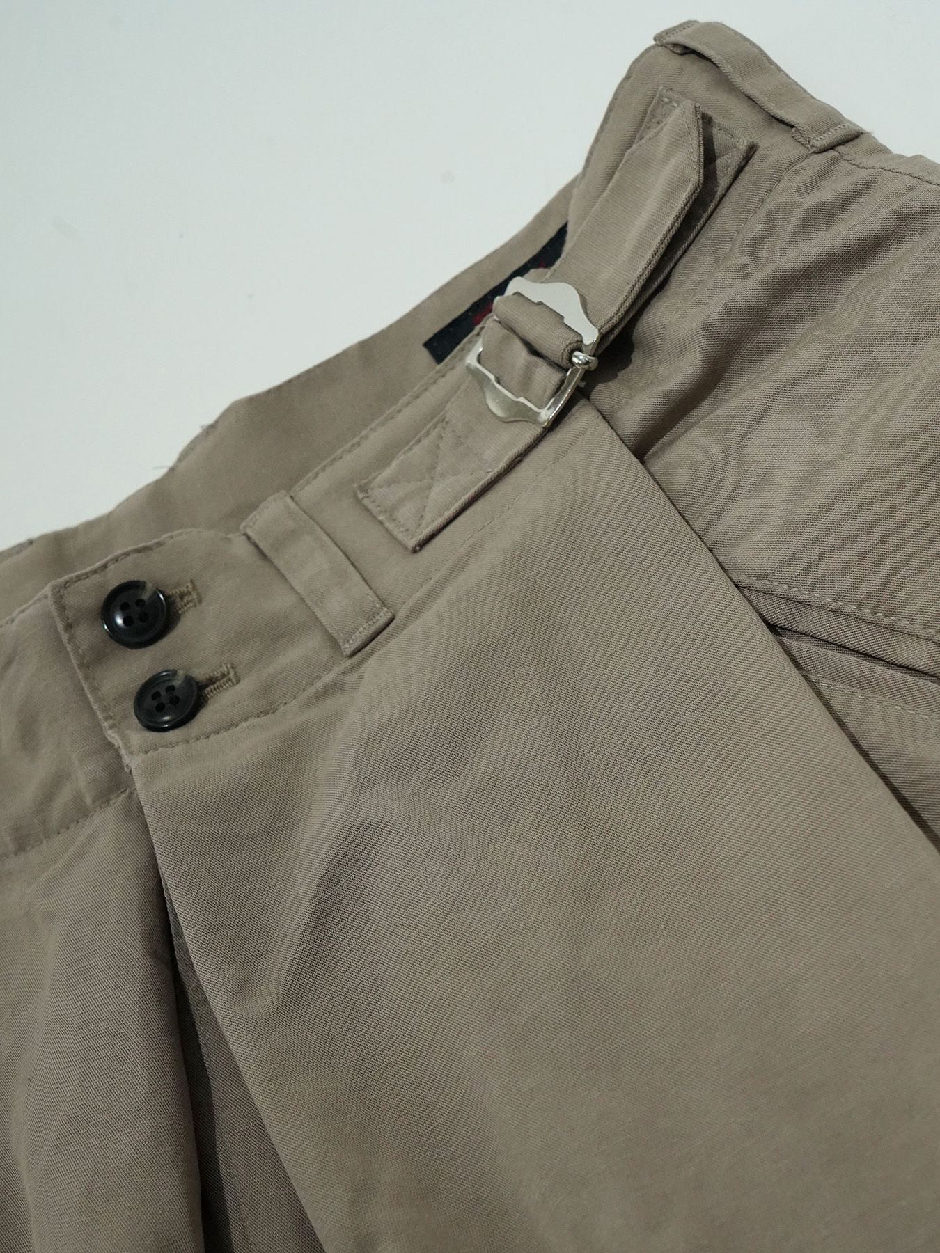 【予約品 2月1日(日) 締切】OVERTROUSERS / ボックスタックトラウザーズ / ベージュ