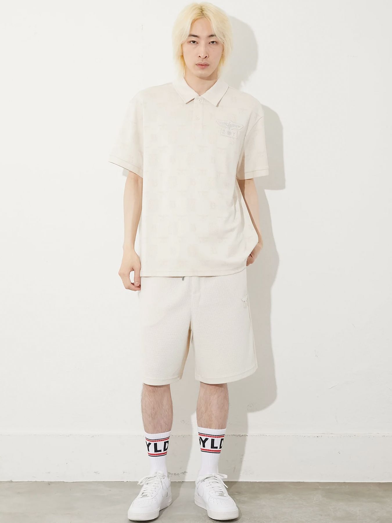 WAFFLE SHORT PANTS / ワッフルショートパンツ / カーキベージュ