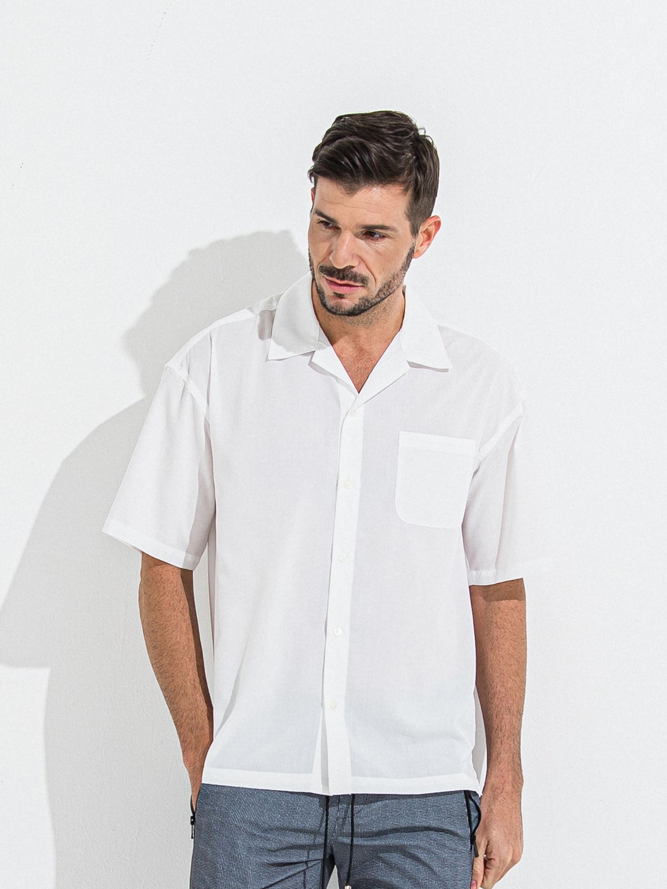 【予約品 】ZACK HALF SHIRT / ザックハーフスリーブシャツ / ホワイト