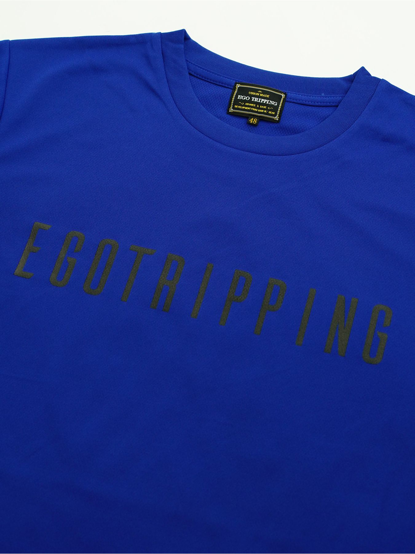 EGO TRIPPING TRAINING TEE / トレーニングウェア / ブルー×ブラック