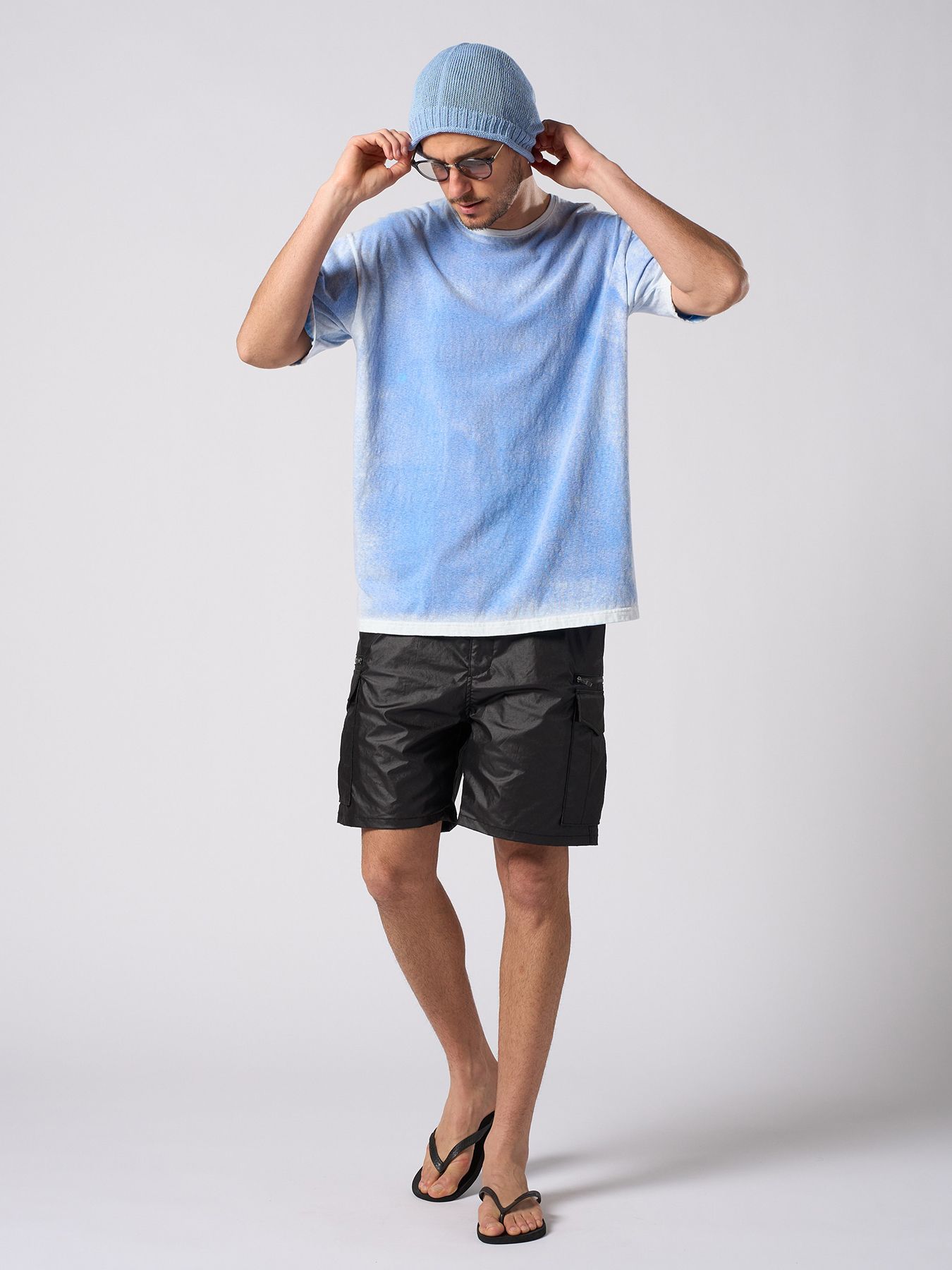 【予約品 1月25日(日) 締切】solid cargo shorts / ソリッド カーゴショーツ / ブラック