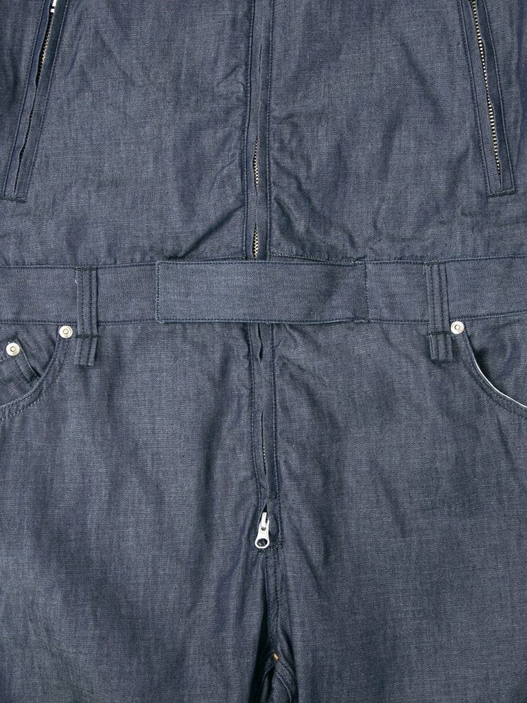 6oz Organic Cotton Denim Single Riders Coveralls / 6oz オーガニック コットン デニム シングル ライダース カバーオール / BULLET / インディゴ