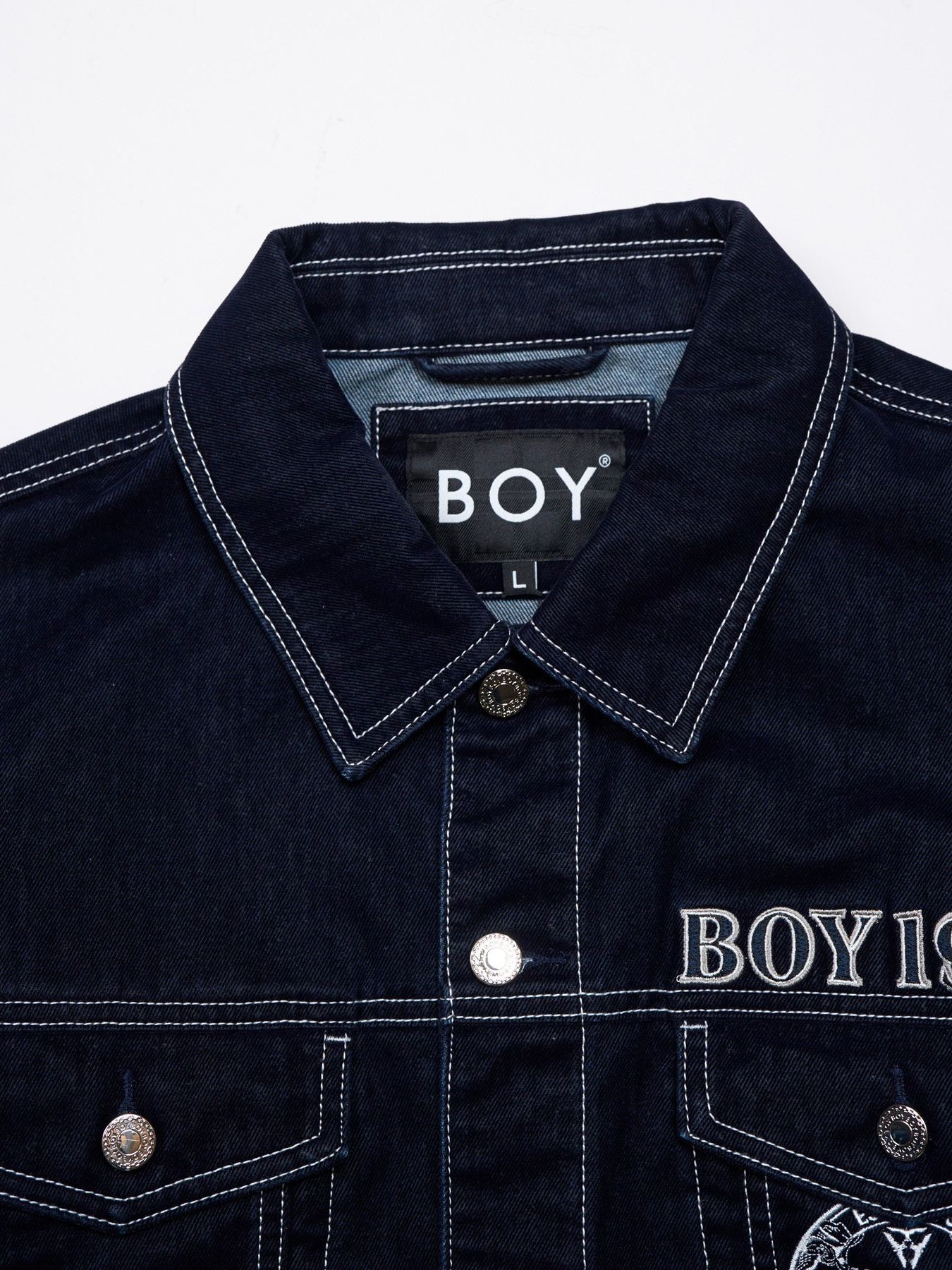 BOY 1976 FLOCKY DENIM JAKET / デニムジャケット / ネイビー