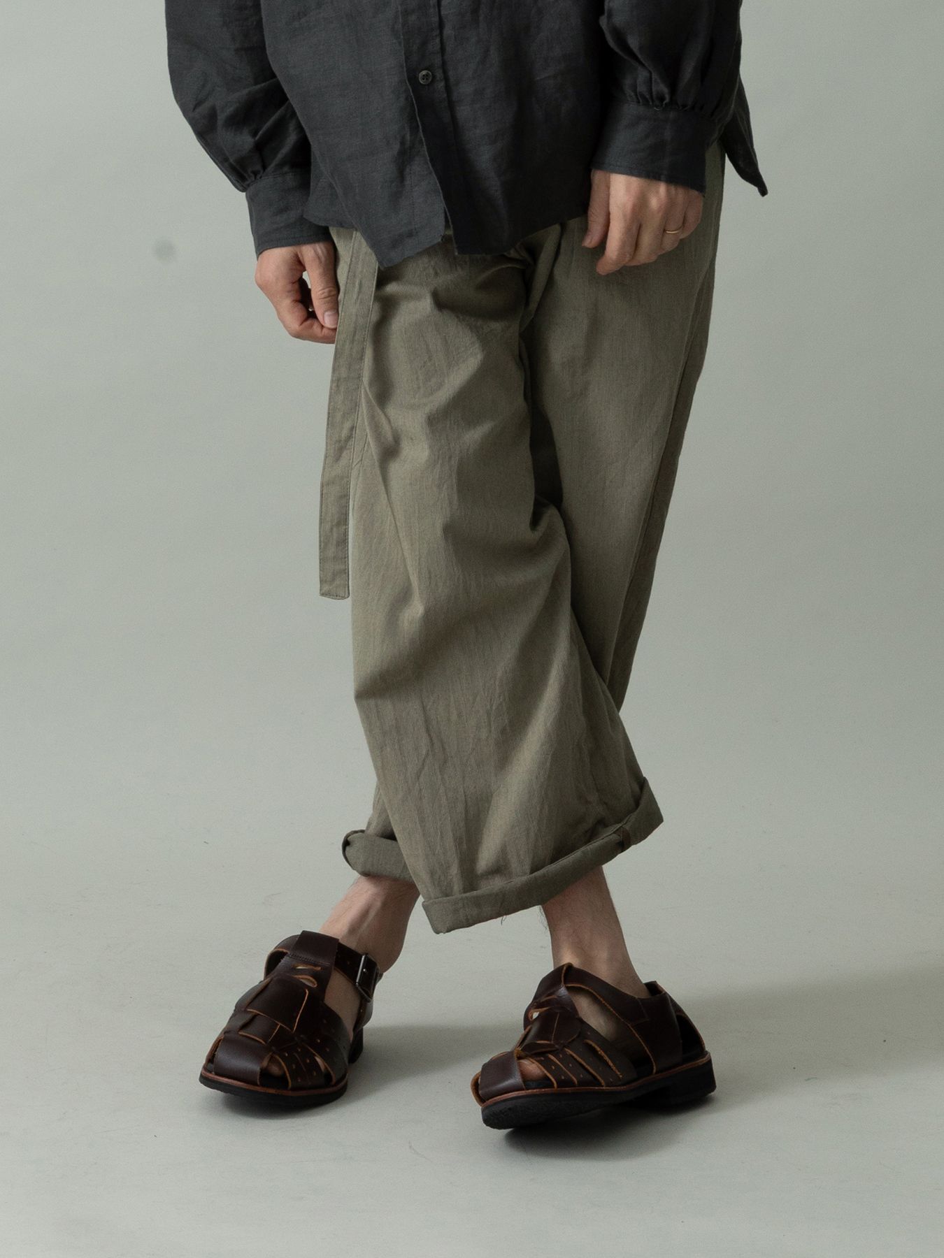 【予約品 2月1日(日) 締切】DRESSYEASE TRUSERS pique / ツータックイージートラウザーズ / ベージュ