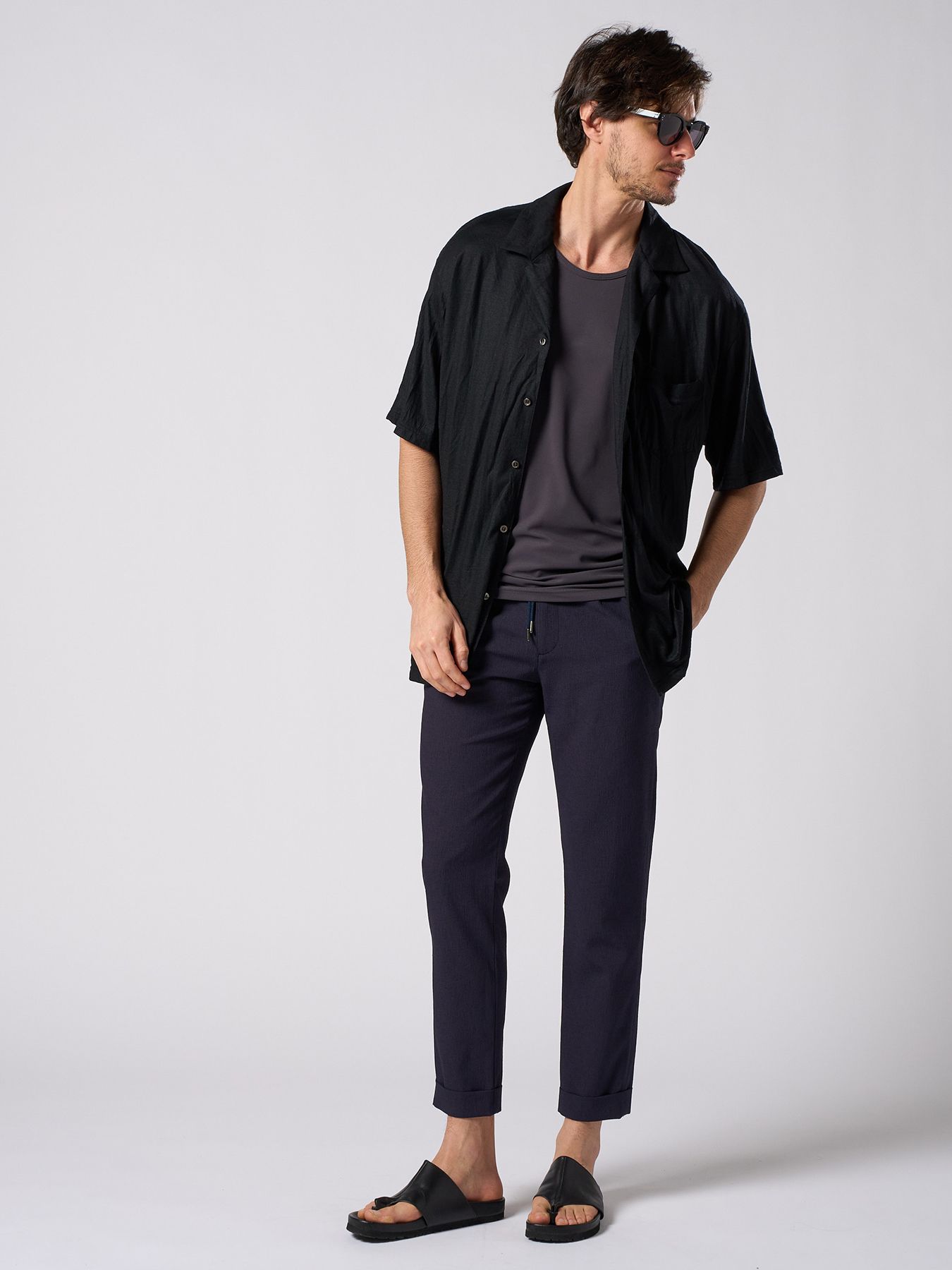 【予約品 1月25日(日) 締切】cool tank top / クールタンクトップ / チャコール