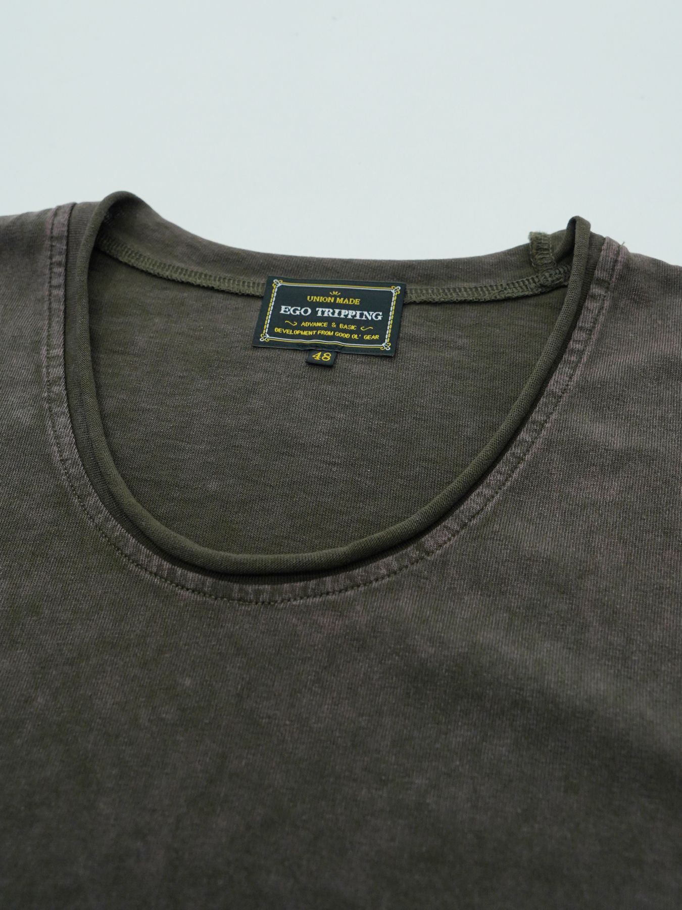 CREWNOT TEE crock / Tシャツ / ダークブラウン