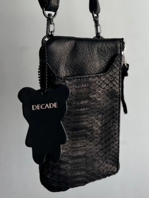 《予約品》 decade  collabo Wallet phone bag / ショルダーバッグ / ブラック 【RESOUND CLOTHING】 12月中旬以降入荷予定