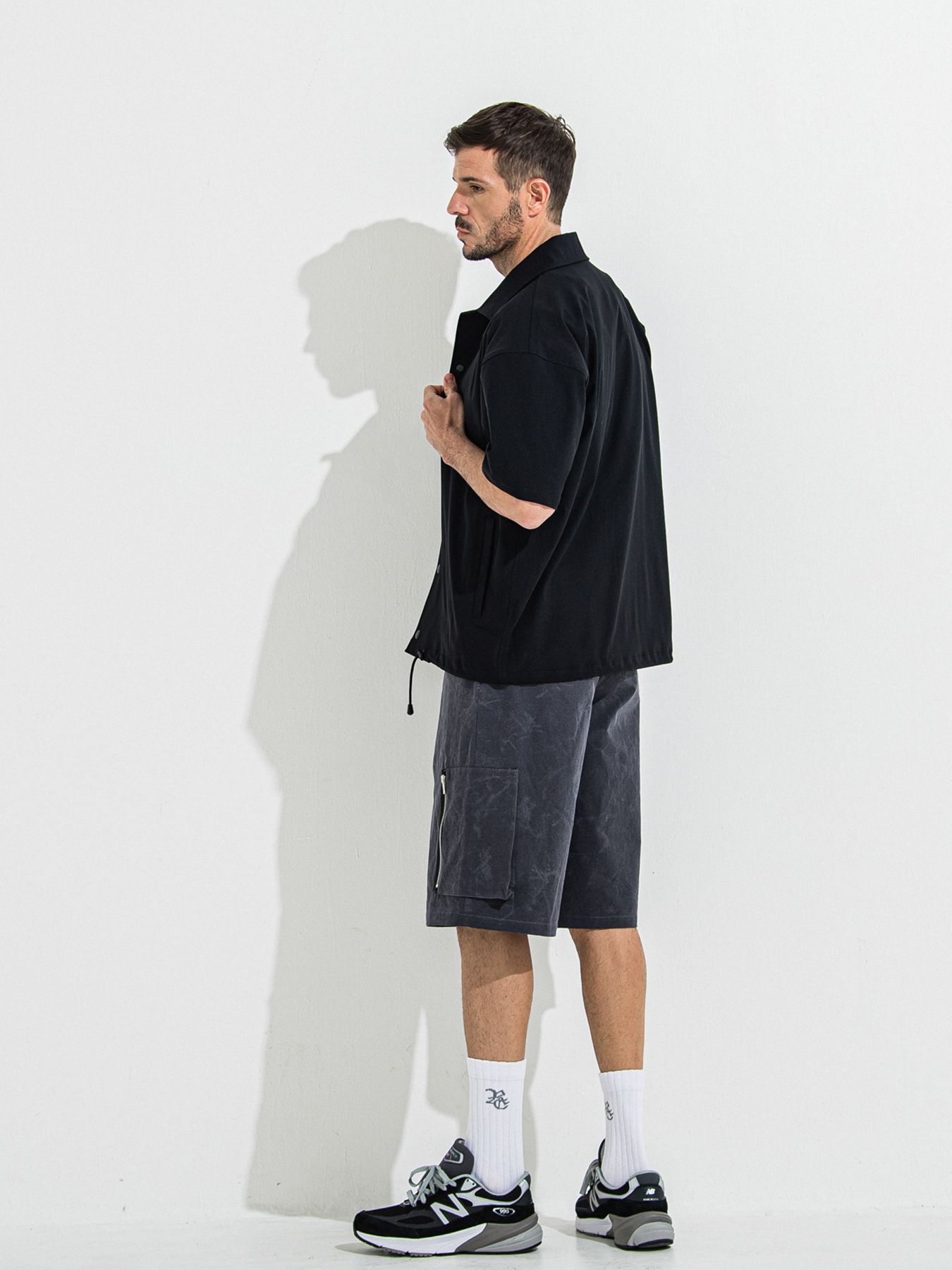 【予約品 】YOAKE PHOTO OVER TEE /  フォトオーバーサイズTシャツ / ブラック