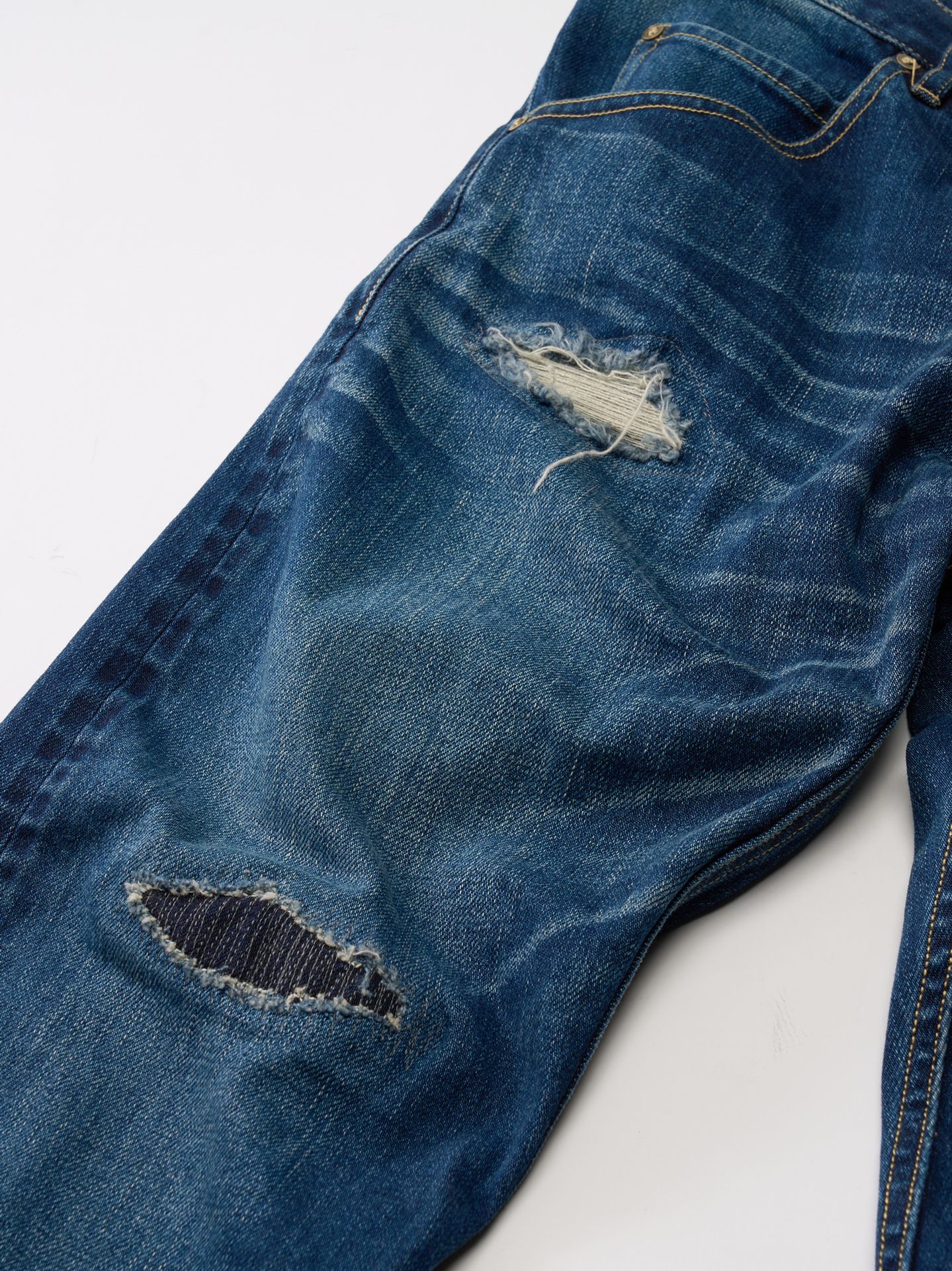 【予約品】 tight straight selvedge denim(used) / タイトストレートデニム / used