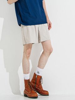 【予約品 】TV NYLON SHORTS / ティーヴィーナイロンショーツ / グレージュ