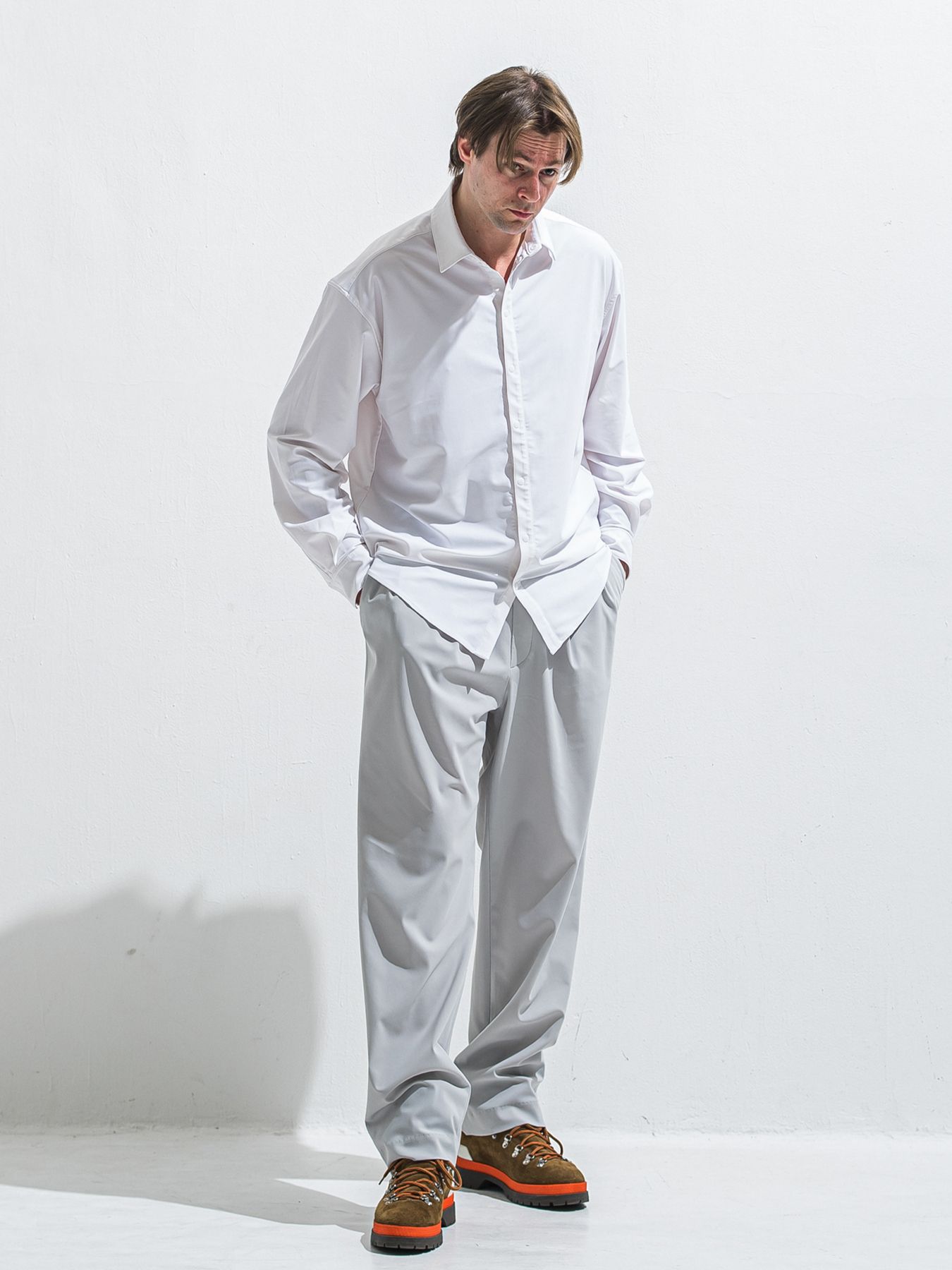 【予約品 2月15日(日) 18:00 締切】BEN PANTS / ワイドルーズパンツ / グレー