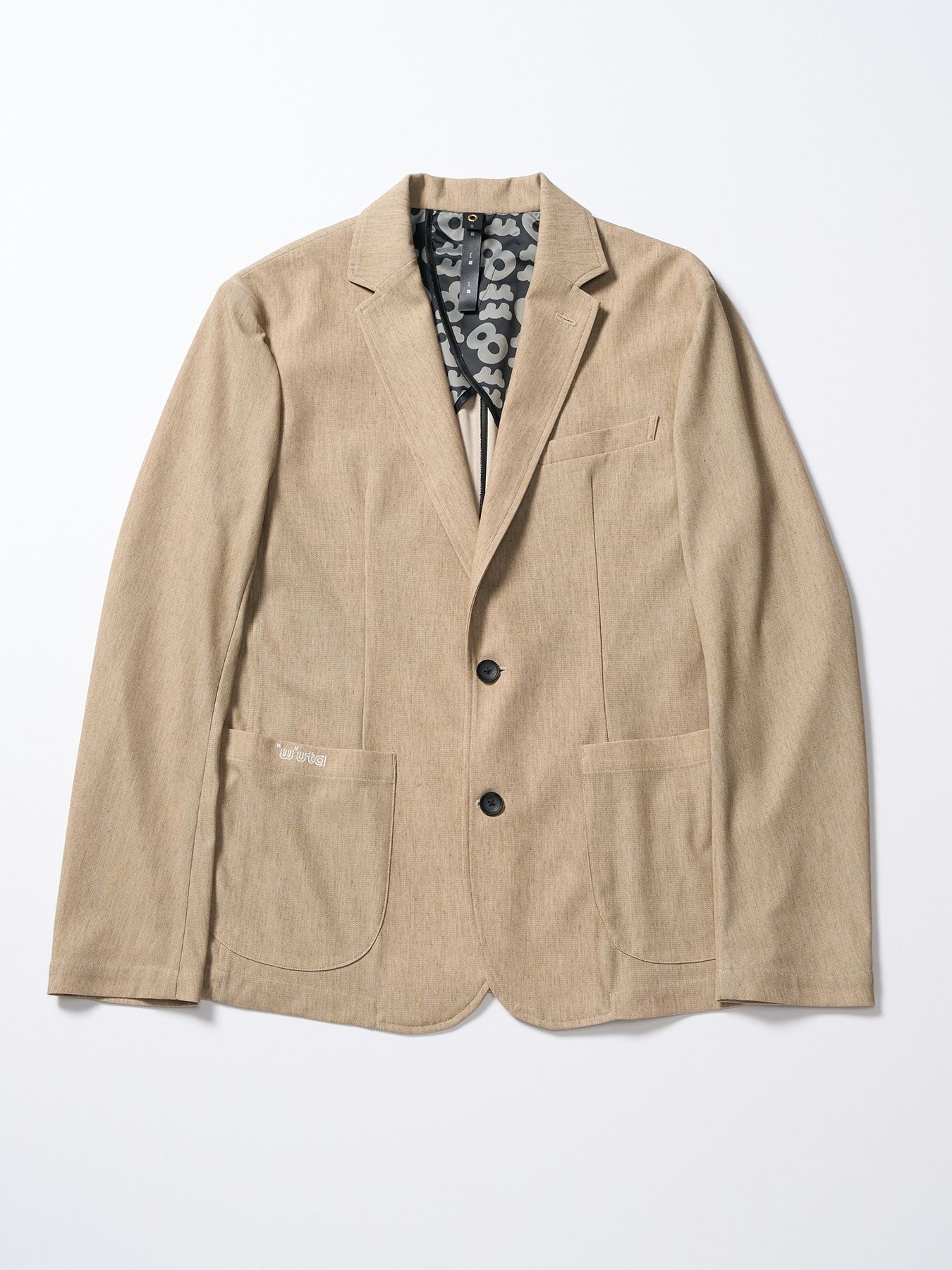 【予約品 1月25日(日) 締切】muta × wjk collection：smart jacket / スマートジャケット / キャメル