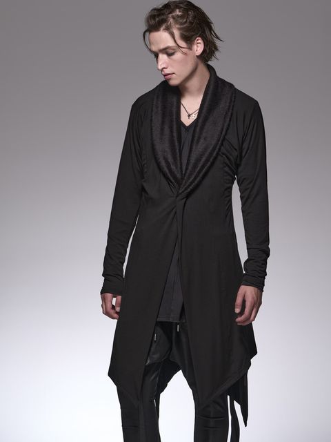 《予約品》 ShawlCollarFlareCardigan / ヒートテックショールカーディガン / ブラック
