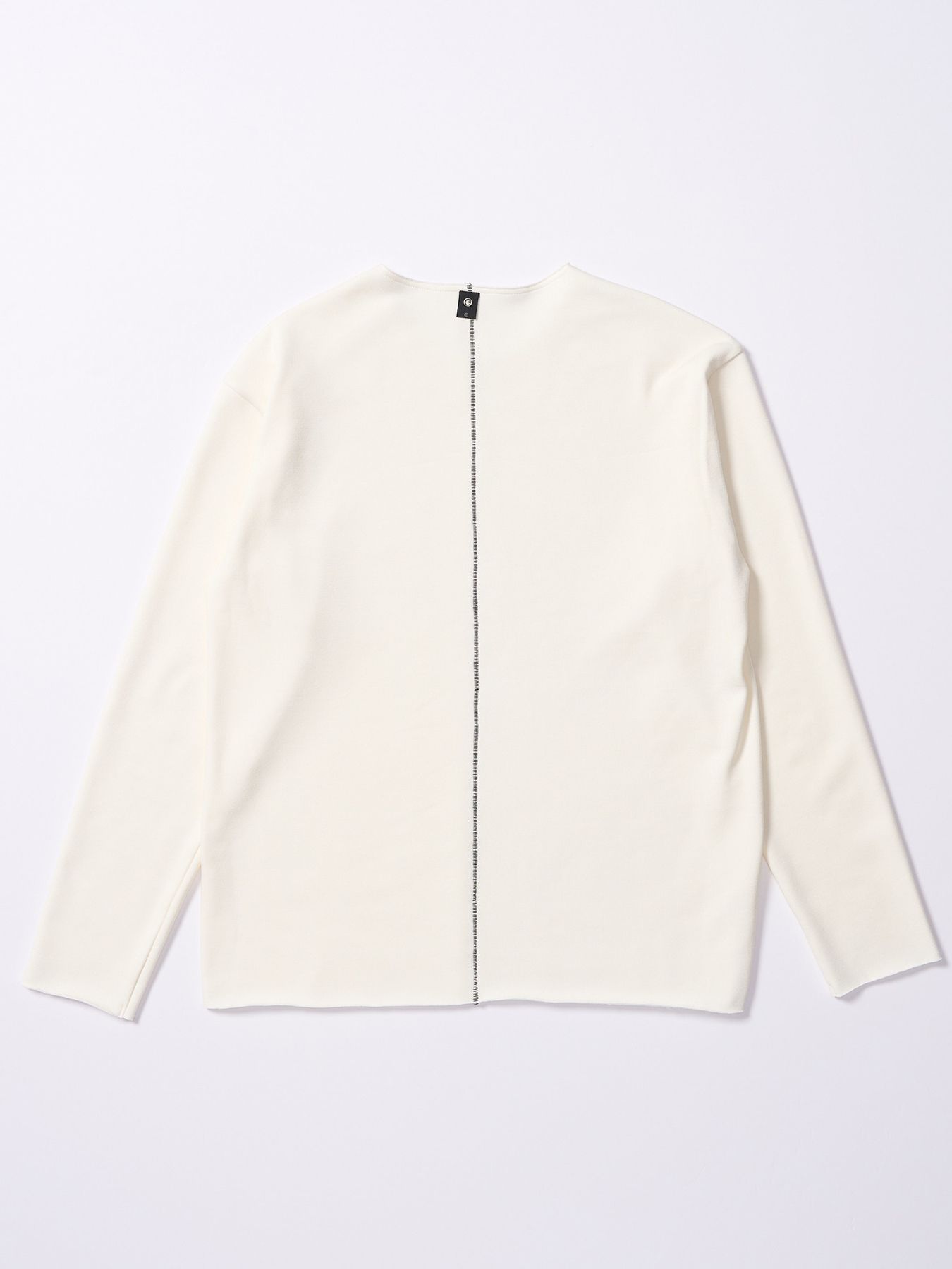 【予約品 4月19日(日) 18時締切】back boa cut-off crew / バックボア カットオフ クルーネック/ ホワイト