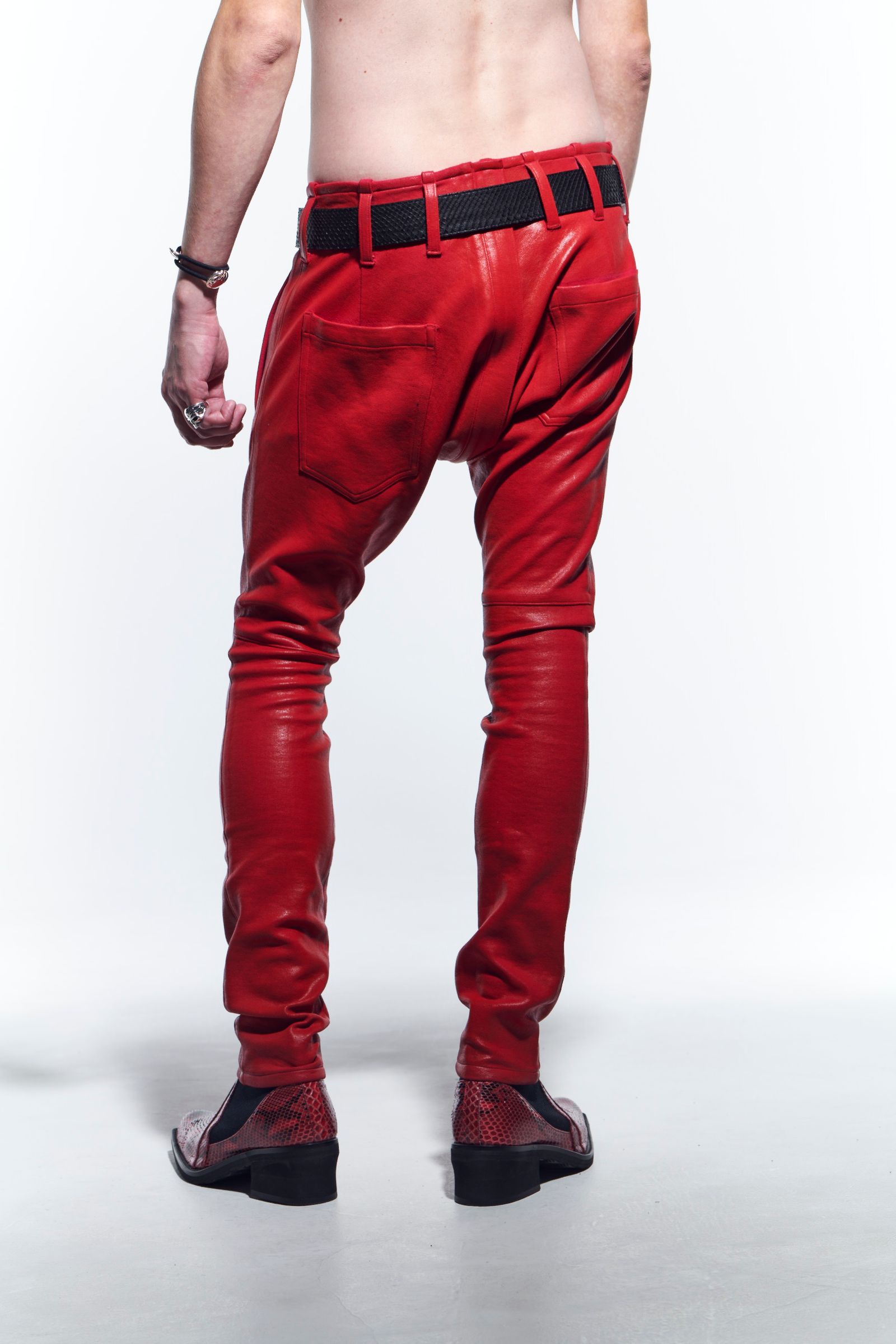 《予約品》 SaruelCurveBondagePants サルエルパンツ PonchJersey / Red 【kiryuyrik】 3月入荷予定