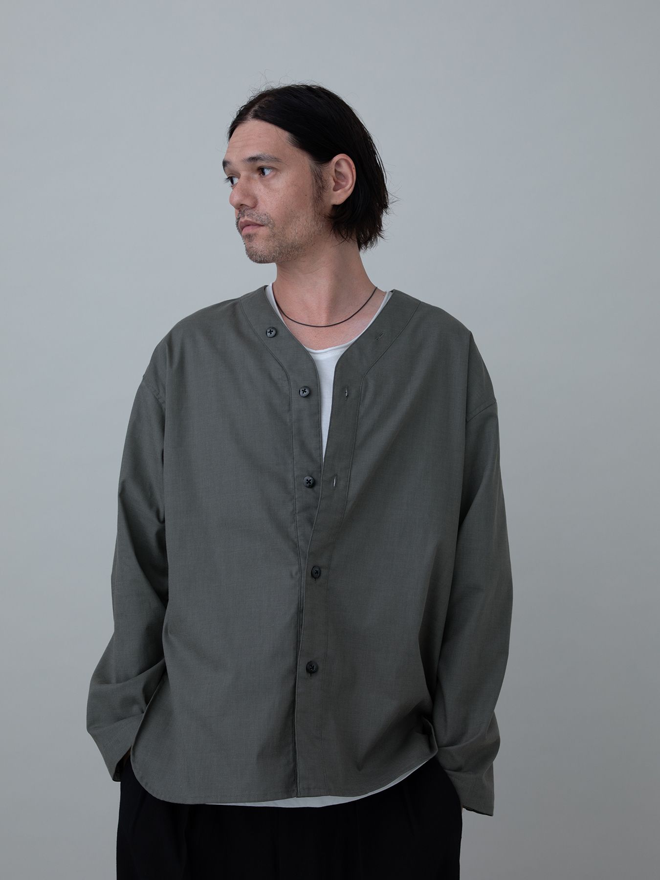 【予約品 11月23日(日) 締切】BASEBALLSHIRTS / ベースボールシャツ / moku.CHARCOAL