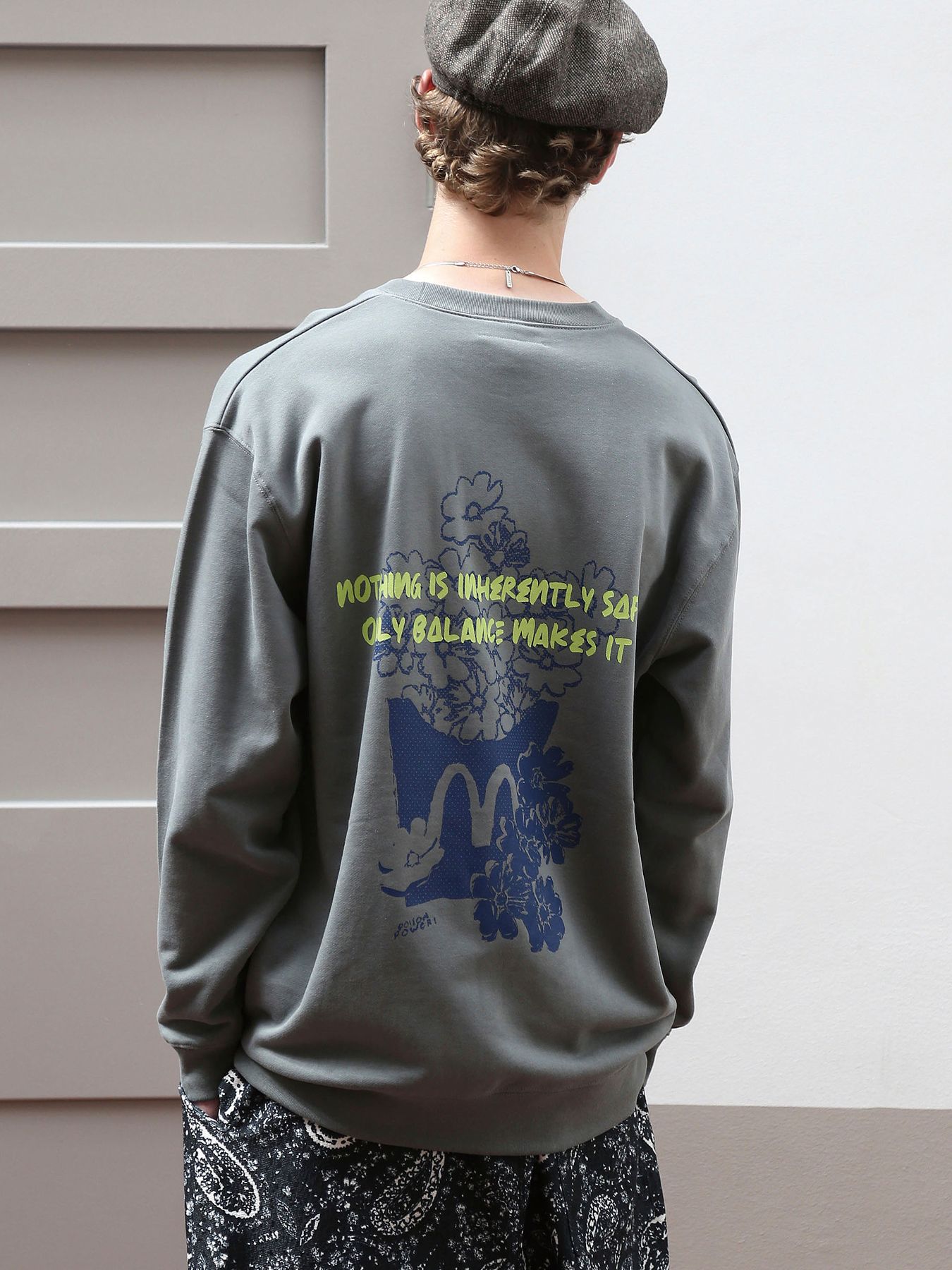 BALANCE SWEAT / クルーネックスウェット / フェードグリーン