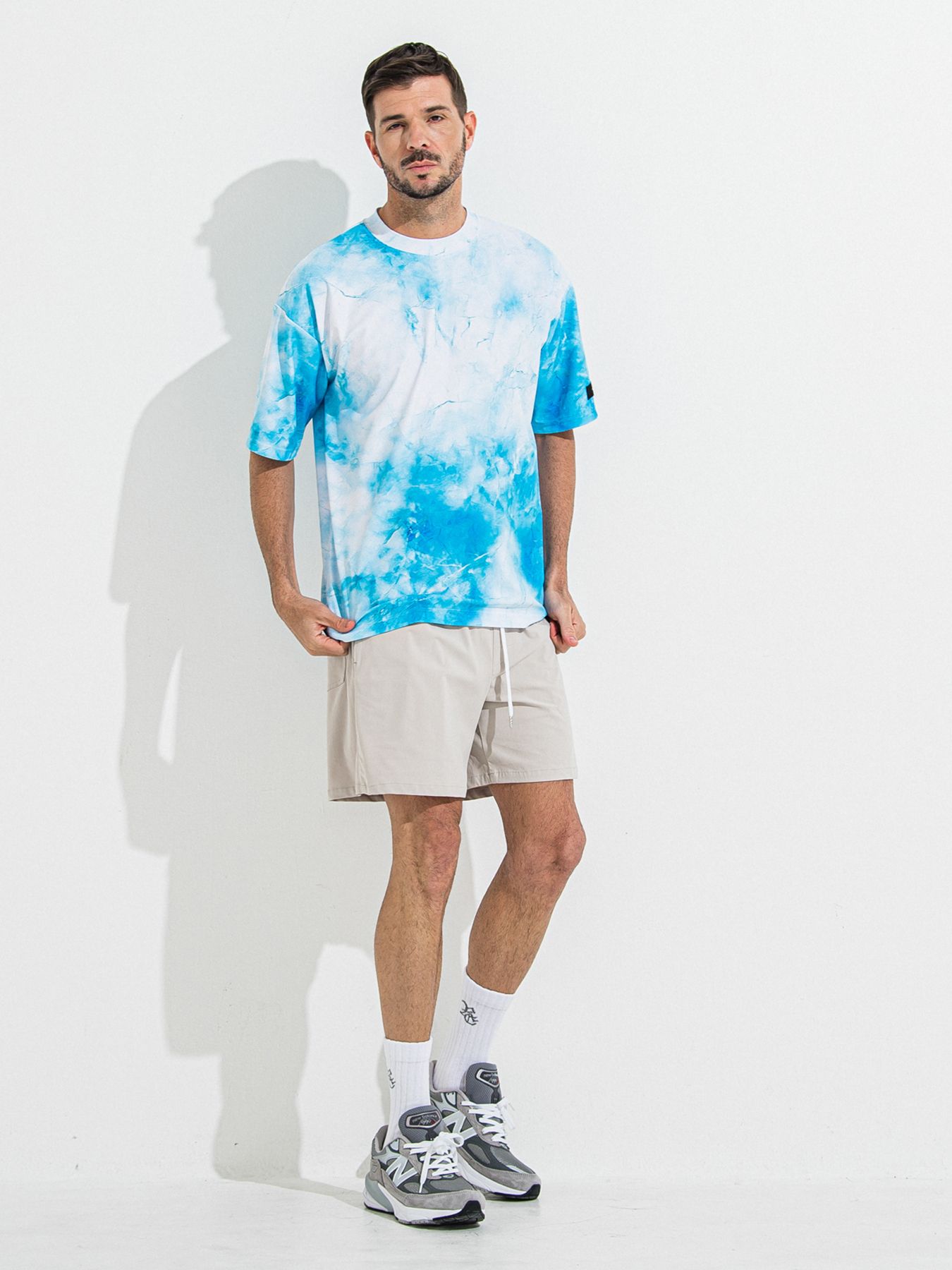 【予約品 】TV NYLON SHORTS / ティーヴィーナイロンショーツ / グレージュ