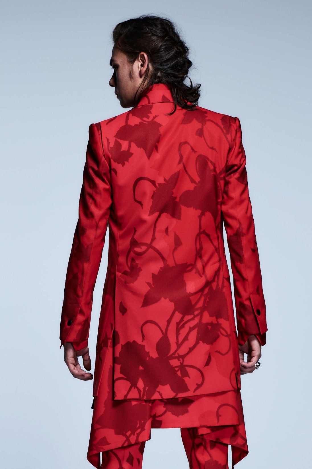 《予約品》 PeakedLongJacket InkJetROSE / Red&Red 【kiryuyrik】 2月入荷予定