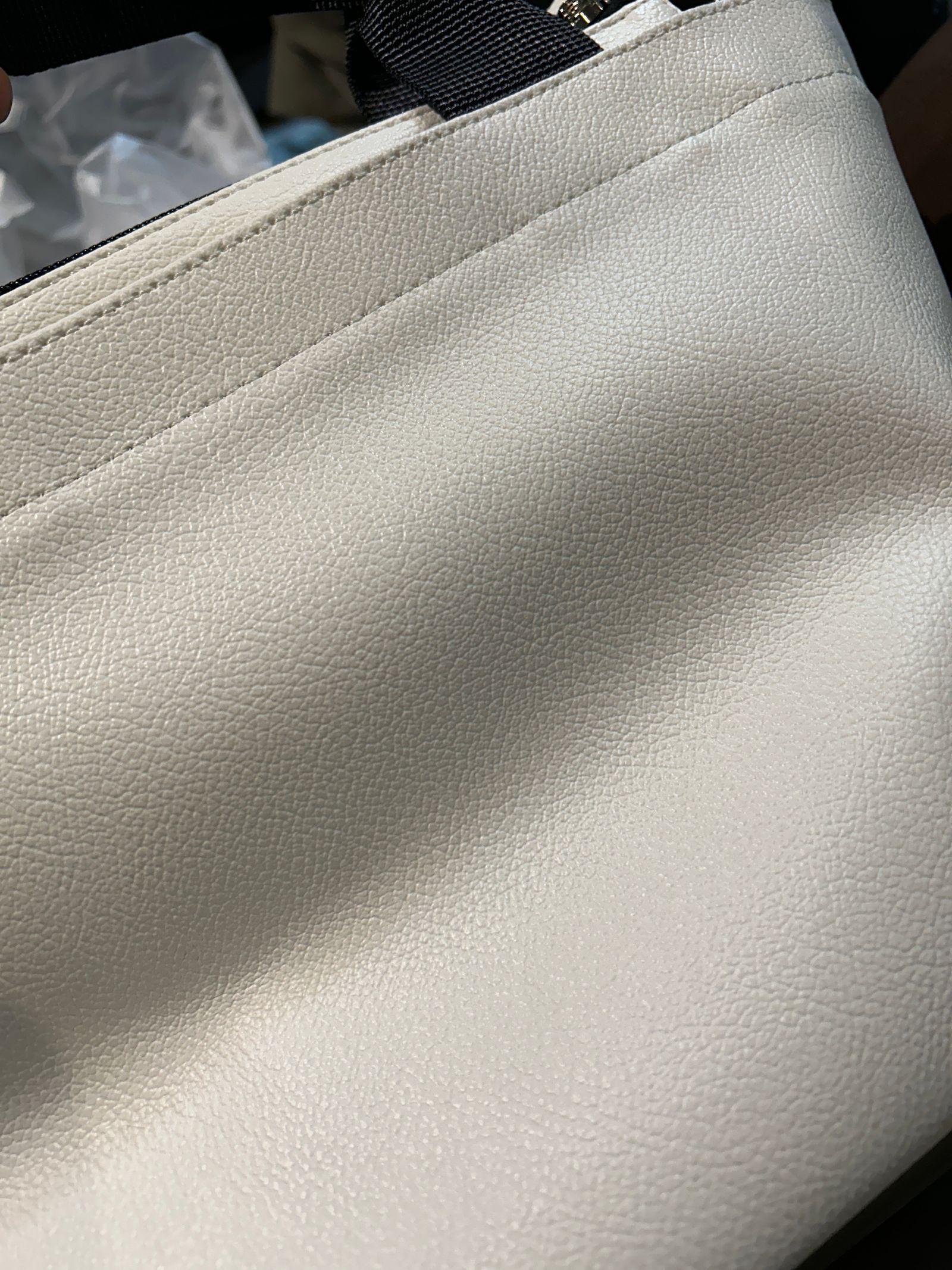 Tiphanie Shoulder バック ホワイト×レッド メゾンオノレ パリMAISON HONORE PARIS