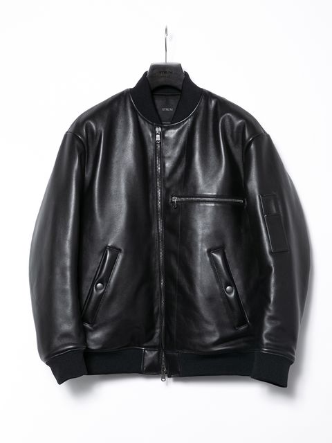 【予約品 】 Mongolian Lamb Skin MA-1 Padded Blouson  / モンゴル ラム MA-1 高機能中綿ブルゾン / RYAN（ライアン）