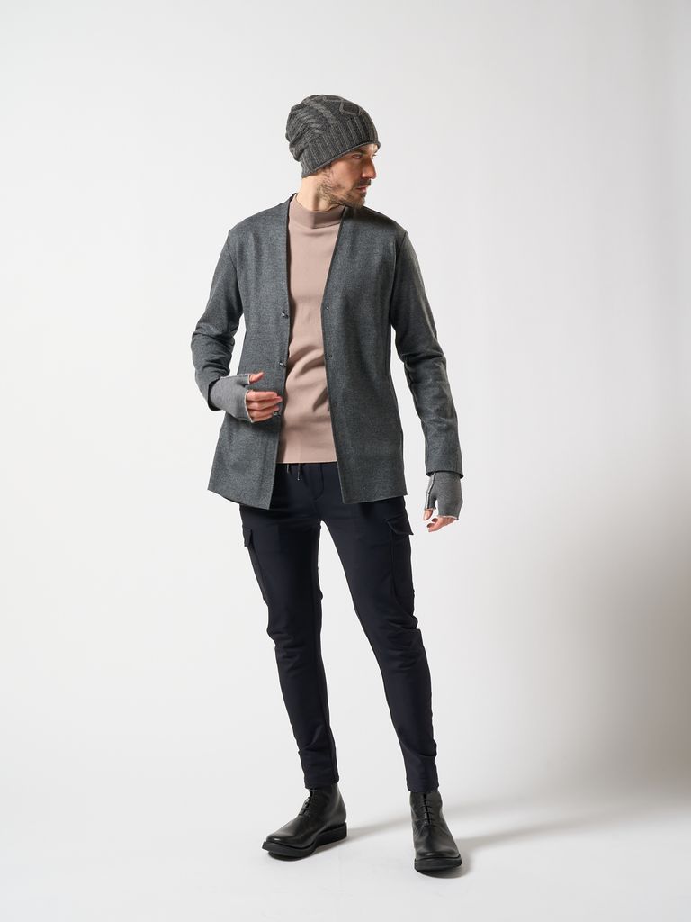 wjk - 【予約品】 2-ply hook cardigan / ミドルカーディガン wjk - 【予約品】 2-ply hook cardigan / ミドルカーディガン