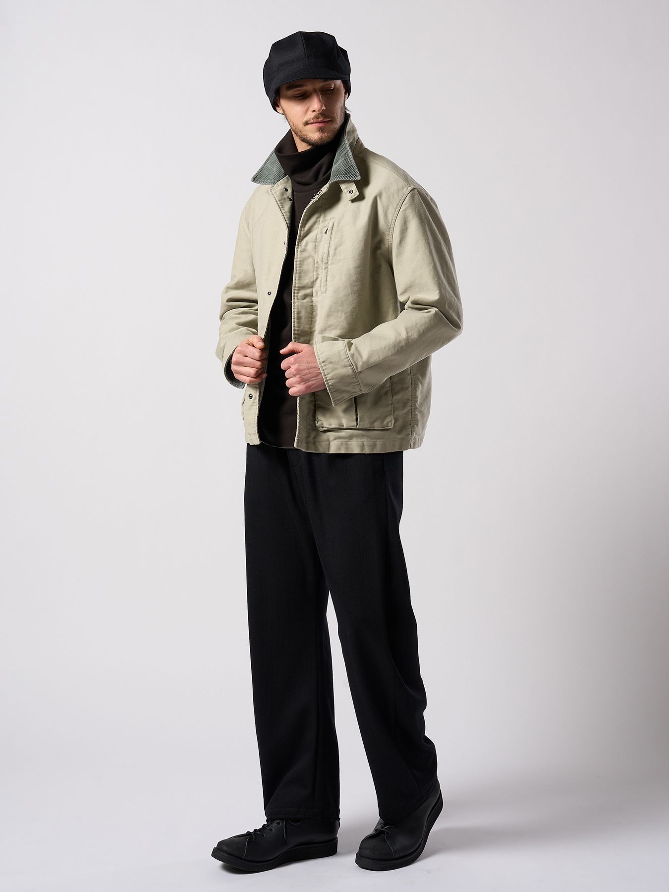 【予約品 4月19日(日) 18時締切】modern lineman boots / カウレザー モダン ラインマンブーツ / ブラック