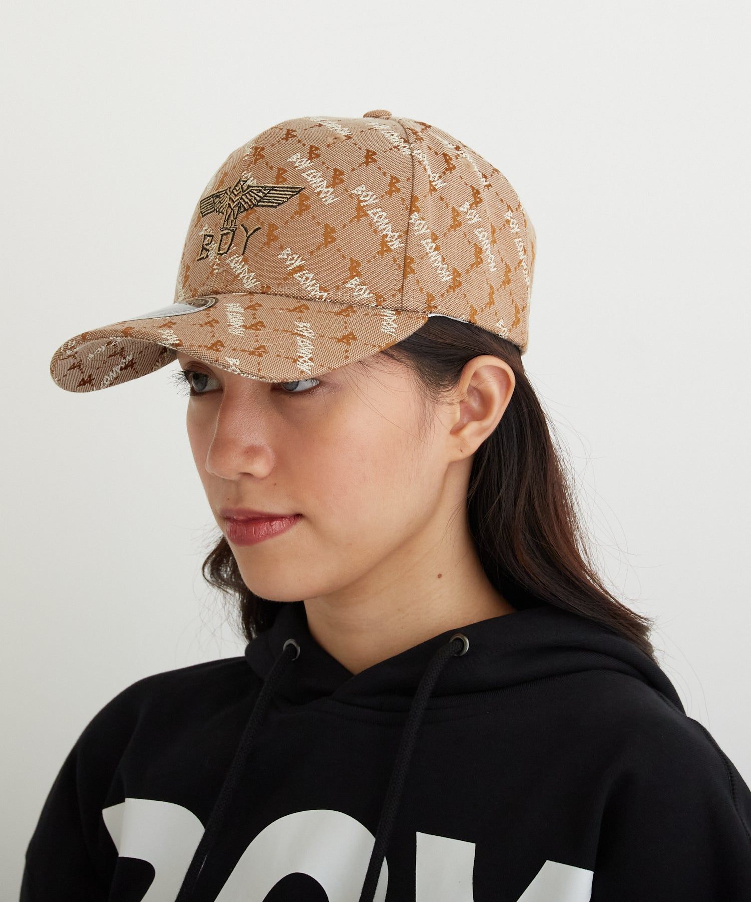EAGLE JACQUARD CAP / ブラウン 【BOY LONDON】