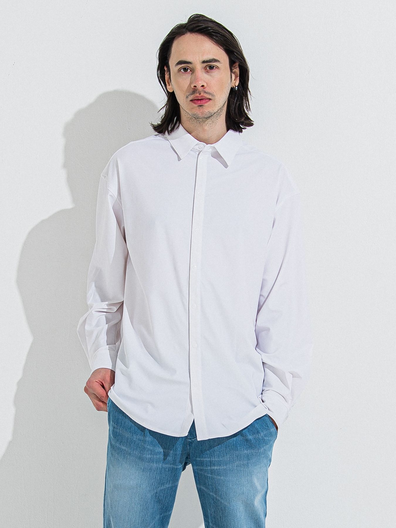 【予約品 】RASH JACK SHIRTS / ラッシュガード ジャックシャツ / ホワイト