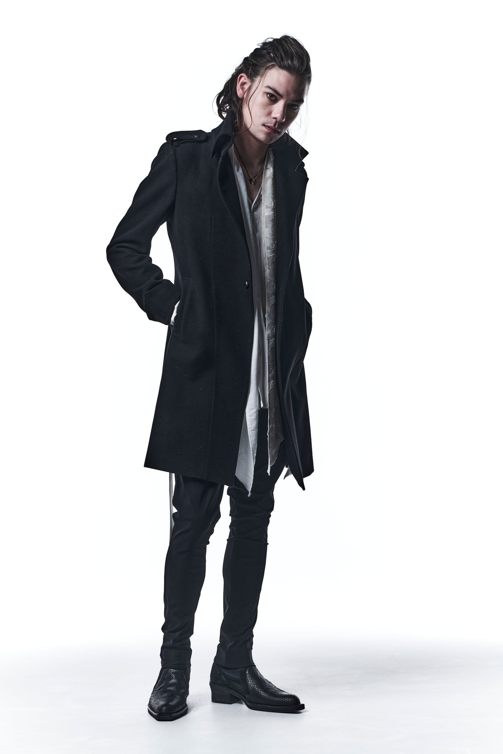 《予約品》 SingleNapoleonJacket テーラードジャケット 100`sMelton / Black 【kiryuyrik】 10月入荷予定