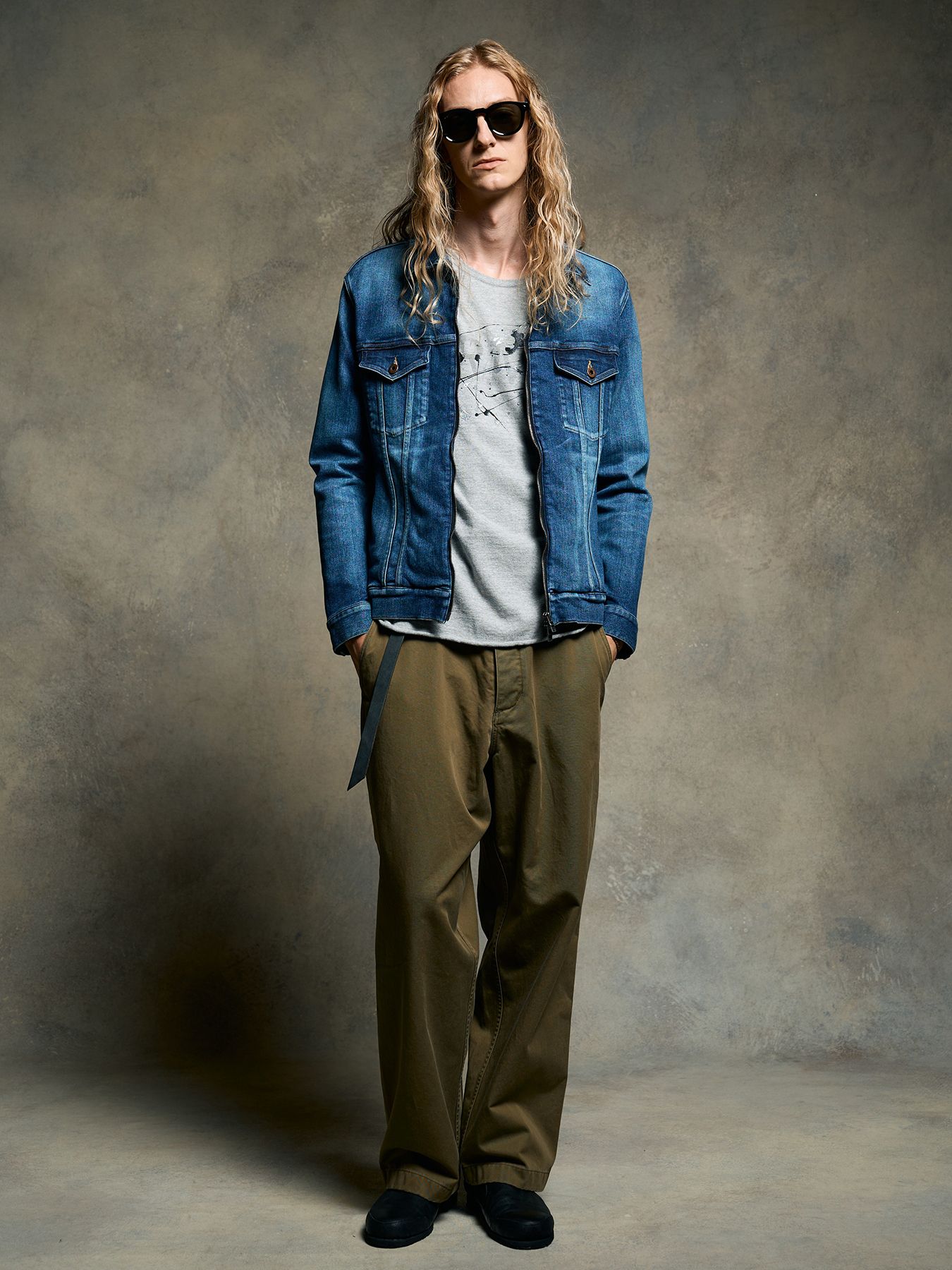 【予約品 9月23日(火) 締切】denim zip blouson / デニムジップブルゾン / ユーズド