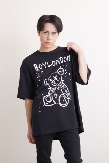 PUNK BEAR T-SHIRTS Tシャツ / BLACK 【BOY LONDON】
