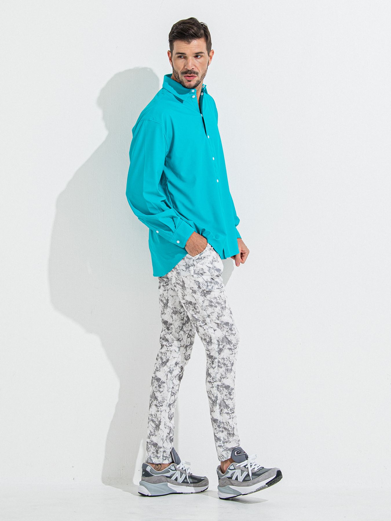 【予約品】CHRIS EASY TUCK PANTS / クリスイージータックパンツ / マーブルグレー