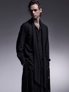 【予約品 7月13日(日) 締切】Stoal Shirt / ストールシャツ / ブラック