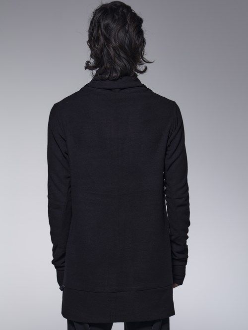 《予約品》 LooseHighNeck / ルーズハイネックネックヒートテック素材 / ブラック 【kiryuyrik】