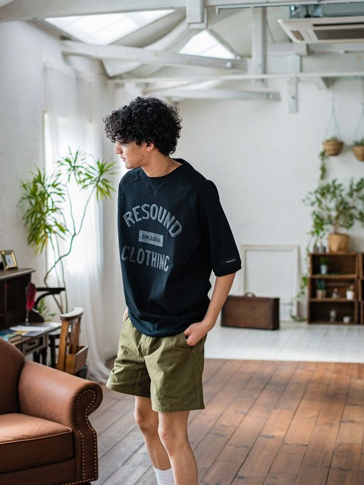 《予約品3月3日18：00締め》 PAT SHORTS / ベルト付きショーツ / カーキ