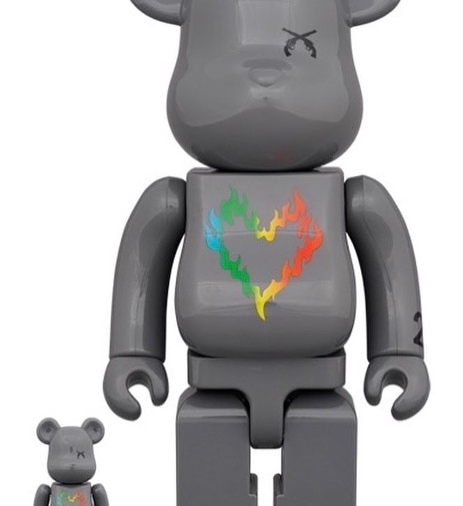 限定BE@RBRICK（ベアブリック） roarguns 20th Anniversary 400％+100％SET【roarguns】