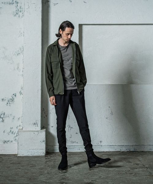 CHRIS EASY  TUCK PANTS / イージータックパンツ / ブラック