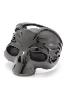 《予約品》 SkullRing リング Silver925石無 / Black 【kiryuyrik】 12月入荷予定