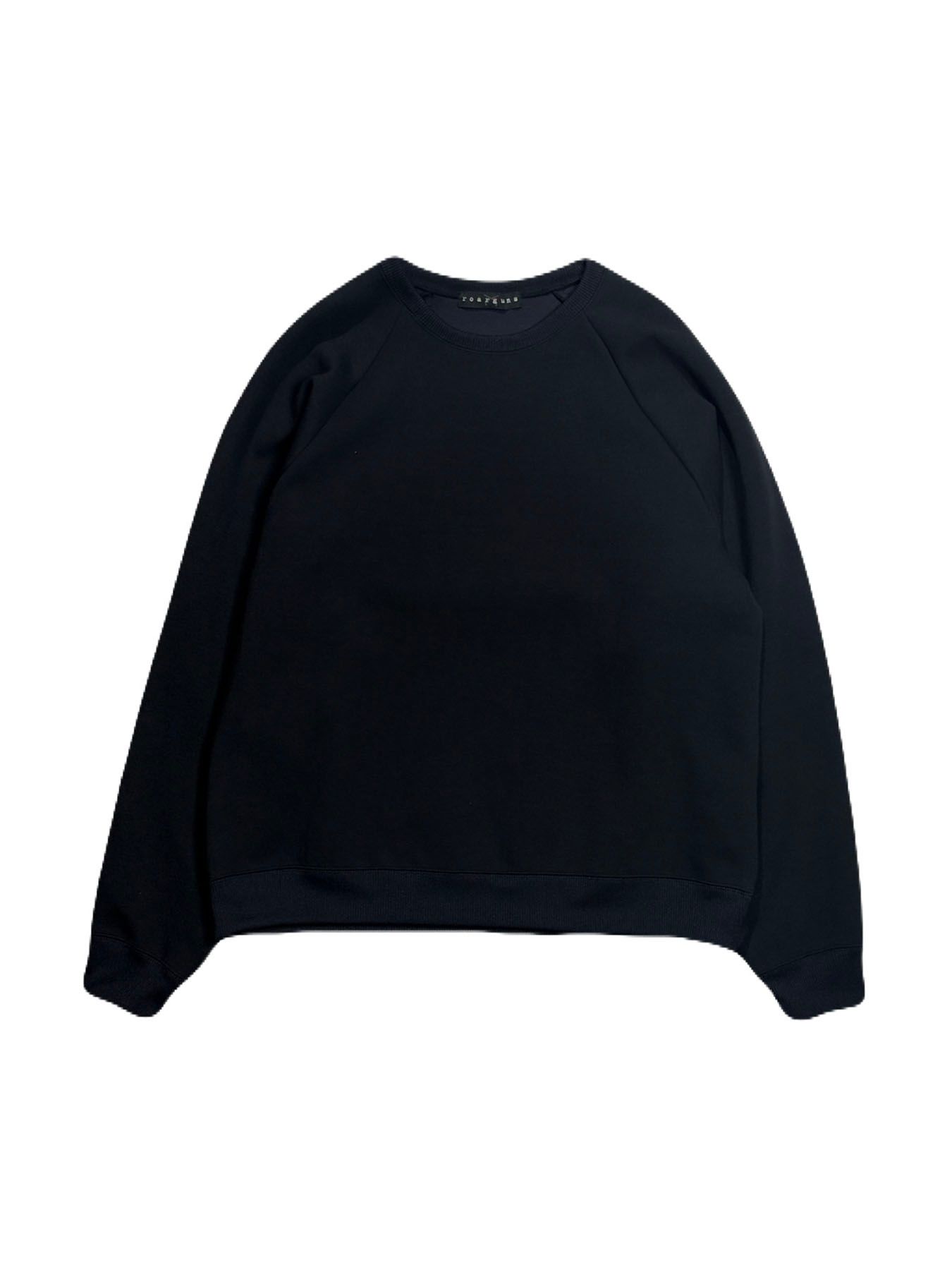 【予約品 3月9日(月) 18:00 締切】RAZORCUT EMB SWEAT / レザーカット クロスガン アップリケ スウェット / ブラック