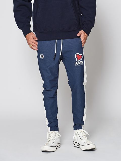 【予約品 】muta sweet muta Sideline Pants / イージーパンツ / ネイビー×ホワイト【Acanthus × muta MARINE】