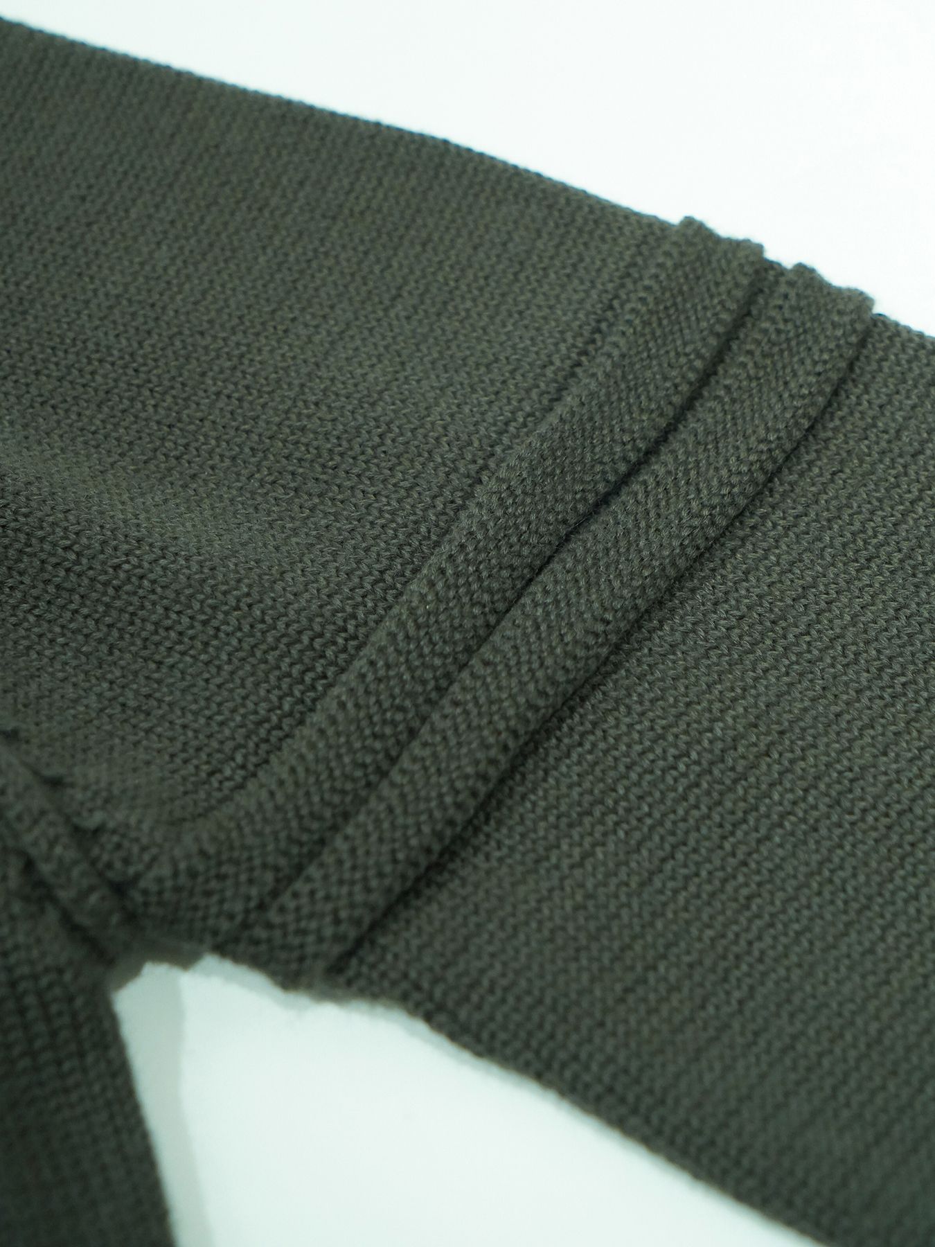 【予約品 6月2日(月) AM10時 締切】Standrop / ニットブルゾン / チャコール
