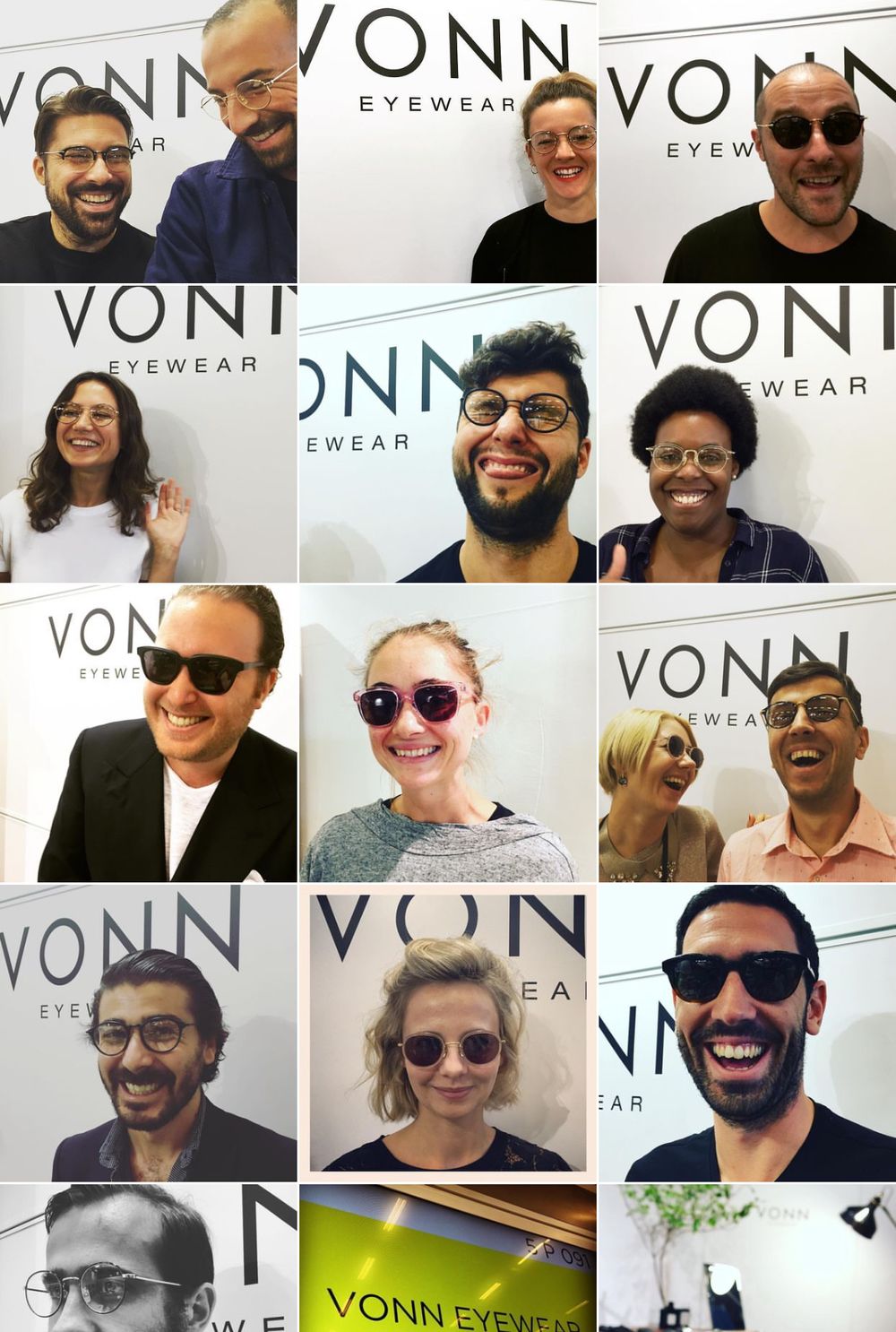 VONNヴォン新規眼鏡ブランド取り扱いスタート記念のPOP-UP100点販売 夏到来！ＵＶカット眼鏡とサングラス